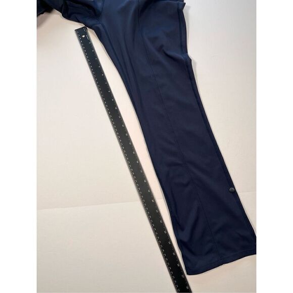 Halara Flex High Waisted Tummy Control Adjustable Hem 7/8 Pant Blue Size Large - Picture 10 of 13